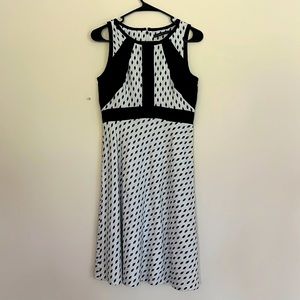 Navy and White Ivanka Trump Dress